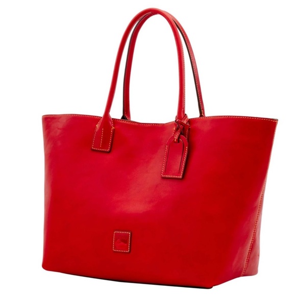 Dooney & Bourke Handbags - New Dooney and Bourke Red Medium Russell bag